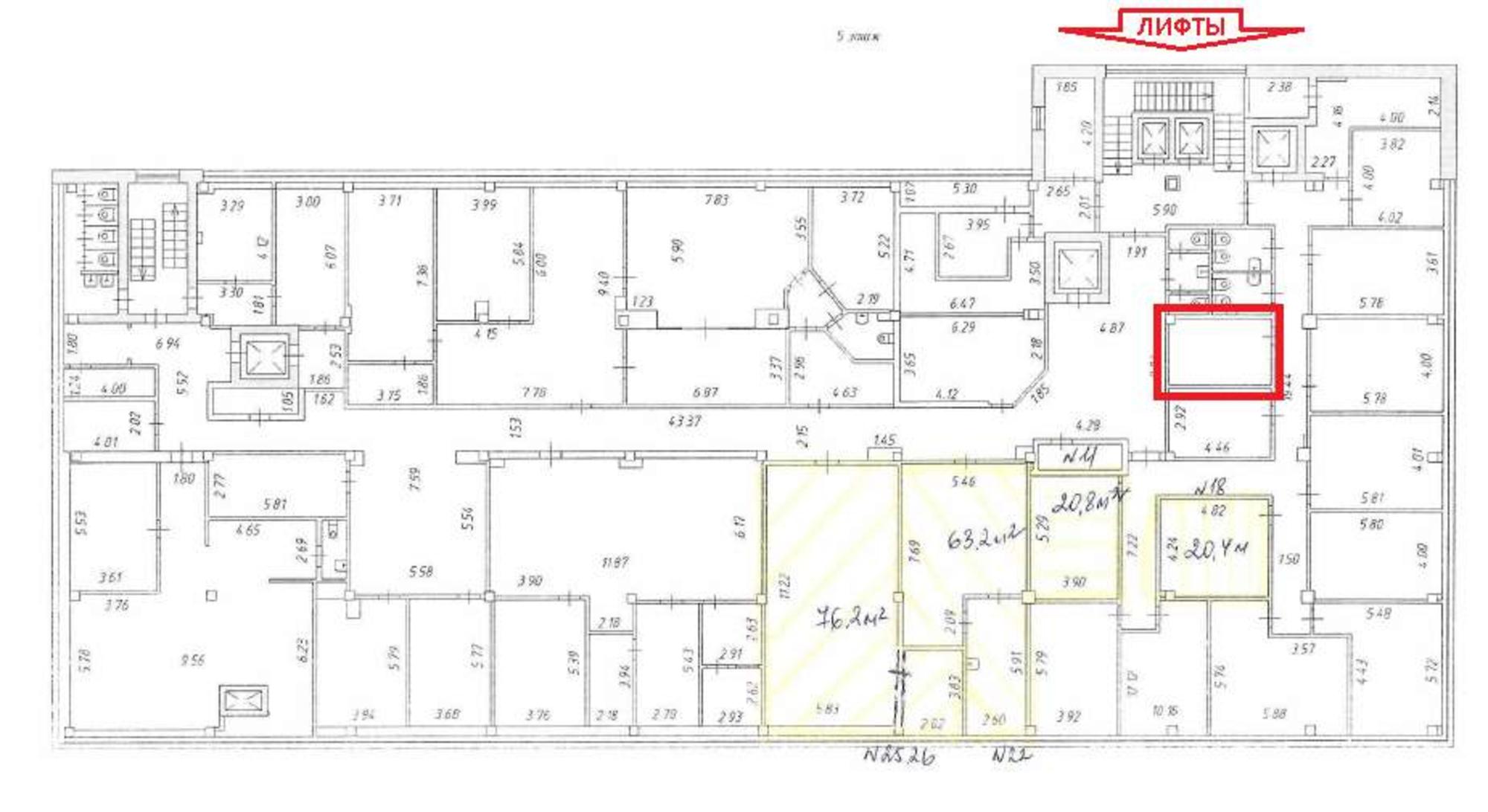Сдать офис, помещение под офис за 13 440 рублей на Победы улица, д.6
