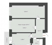 2-комн, 63 кв м, этаж 16/20 ул Соловьева, 7/40