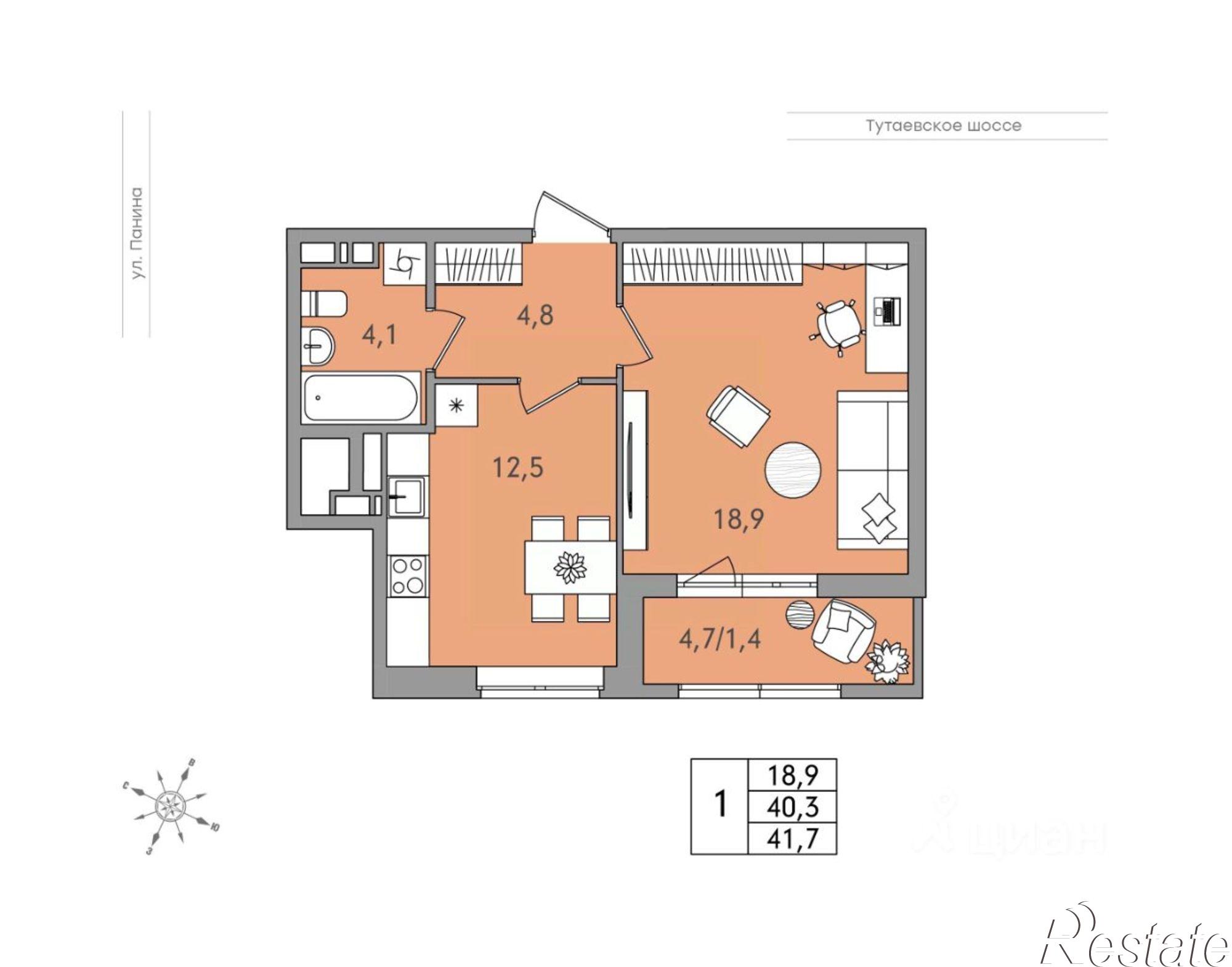 Купить квартиру за 5 220 900 рублей на 2-й Брагинский проезд, 8