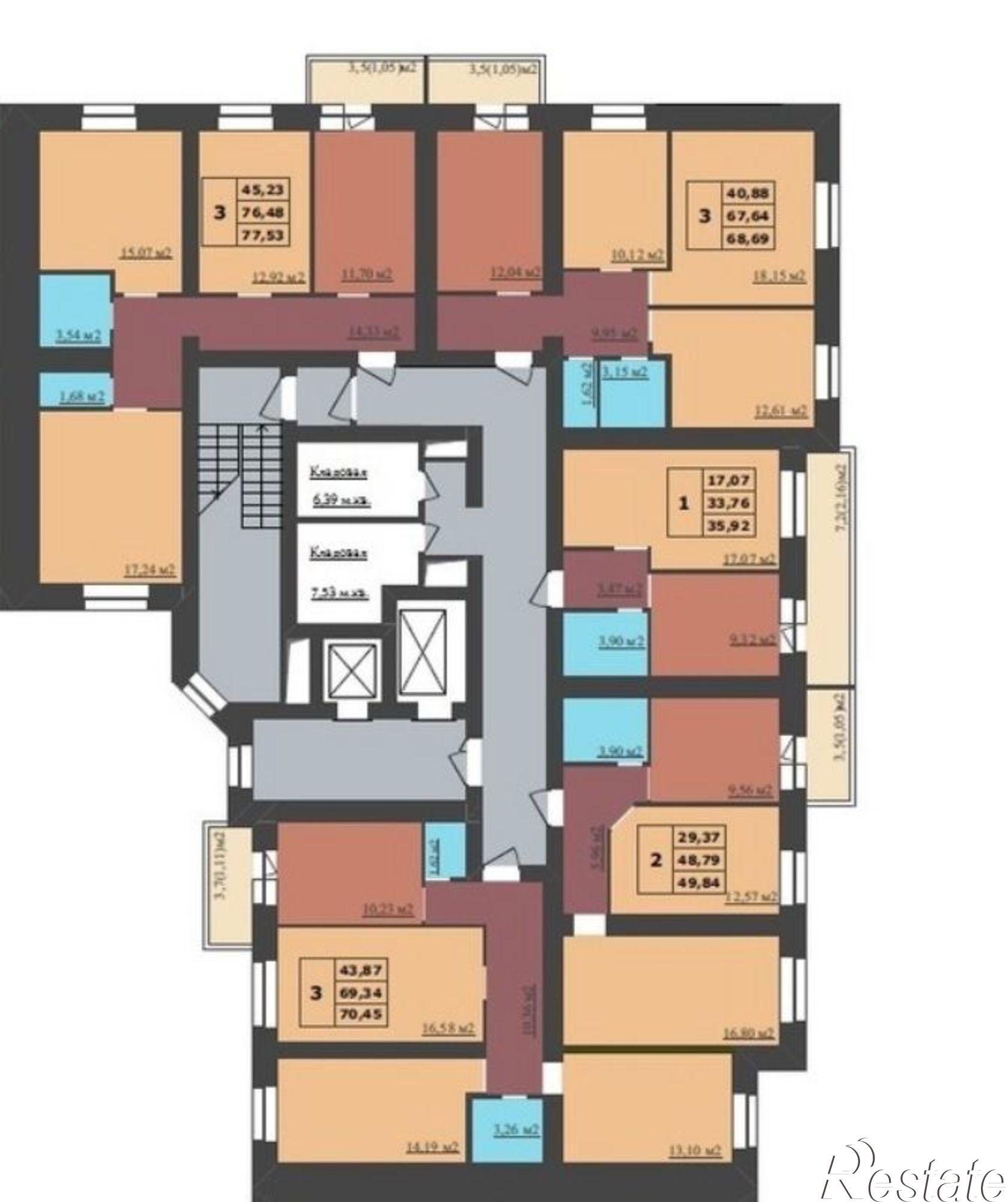 Купить квартиру за 7 442 880 рублей на Ленинградский проспект, 98/2