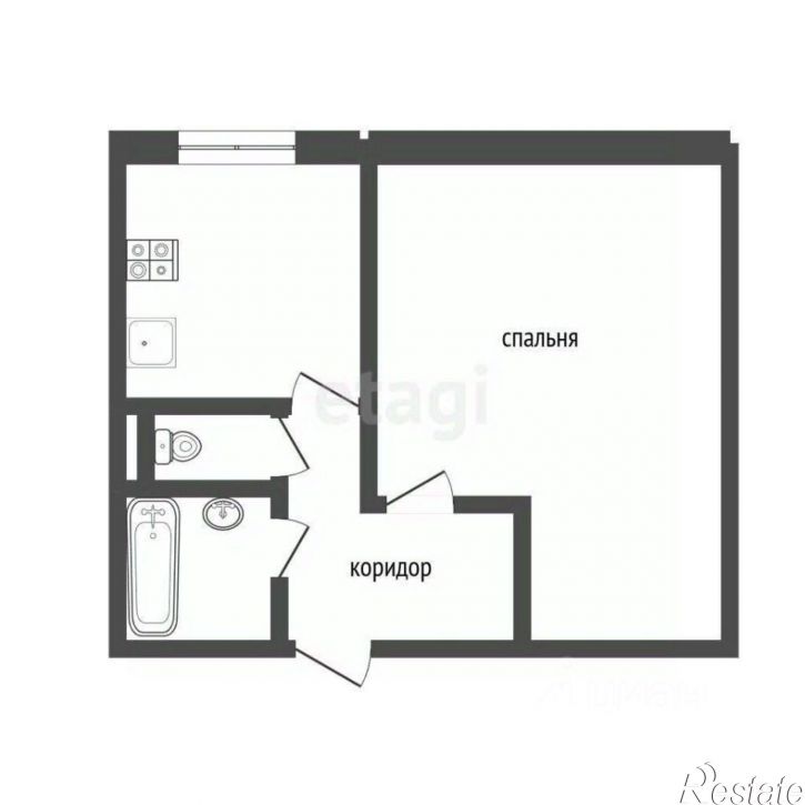 1-комн квартира улица Саукова, 15,  д. 15