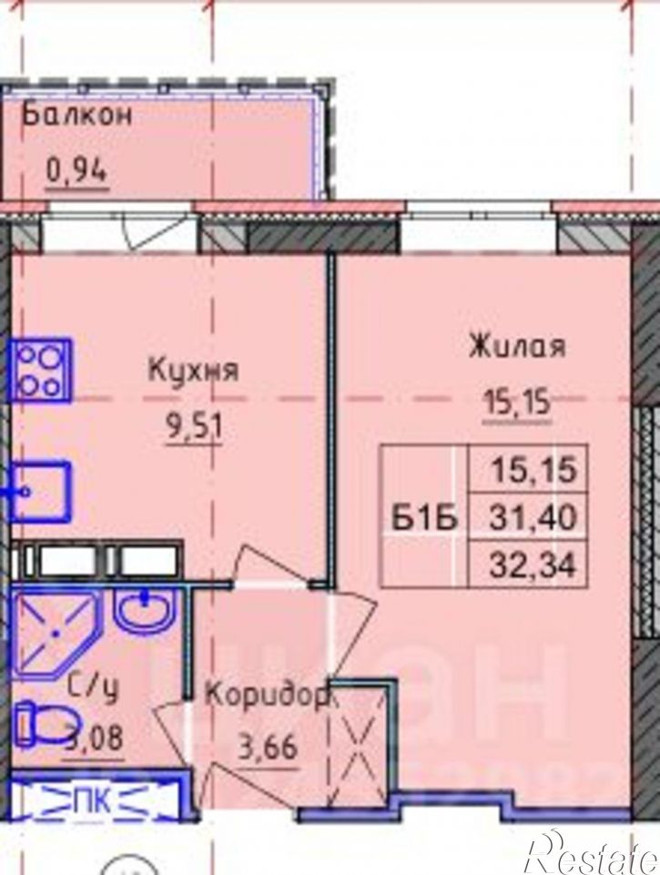 1-комн квартира Пашуковская улица, 11,  д. 11