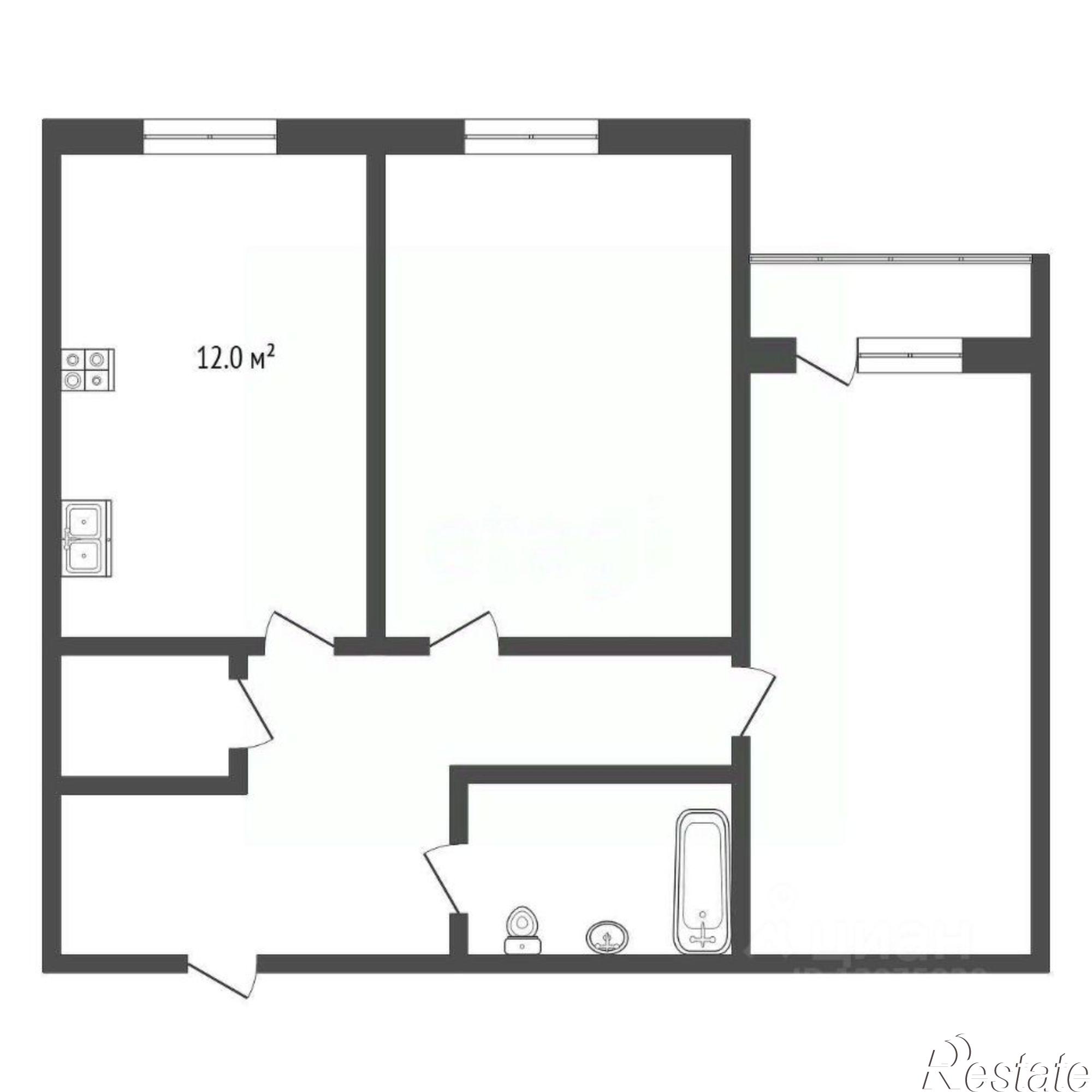 Купить квартиру за 5 200 000 рублей на 1-й Сиреневый проезд, 42