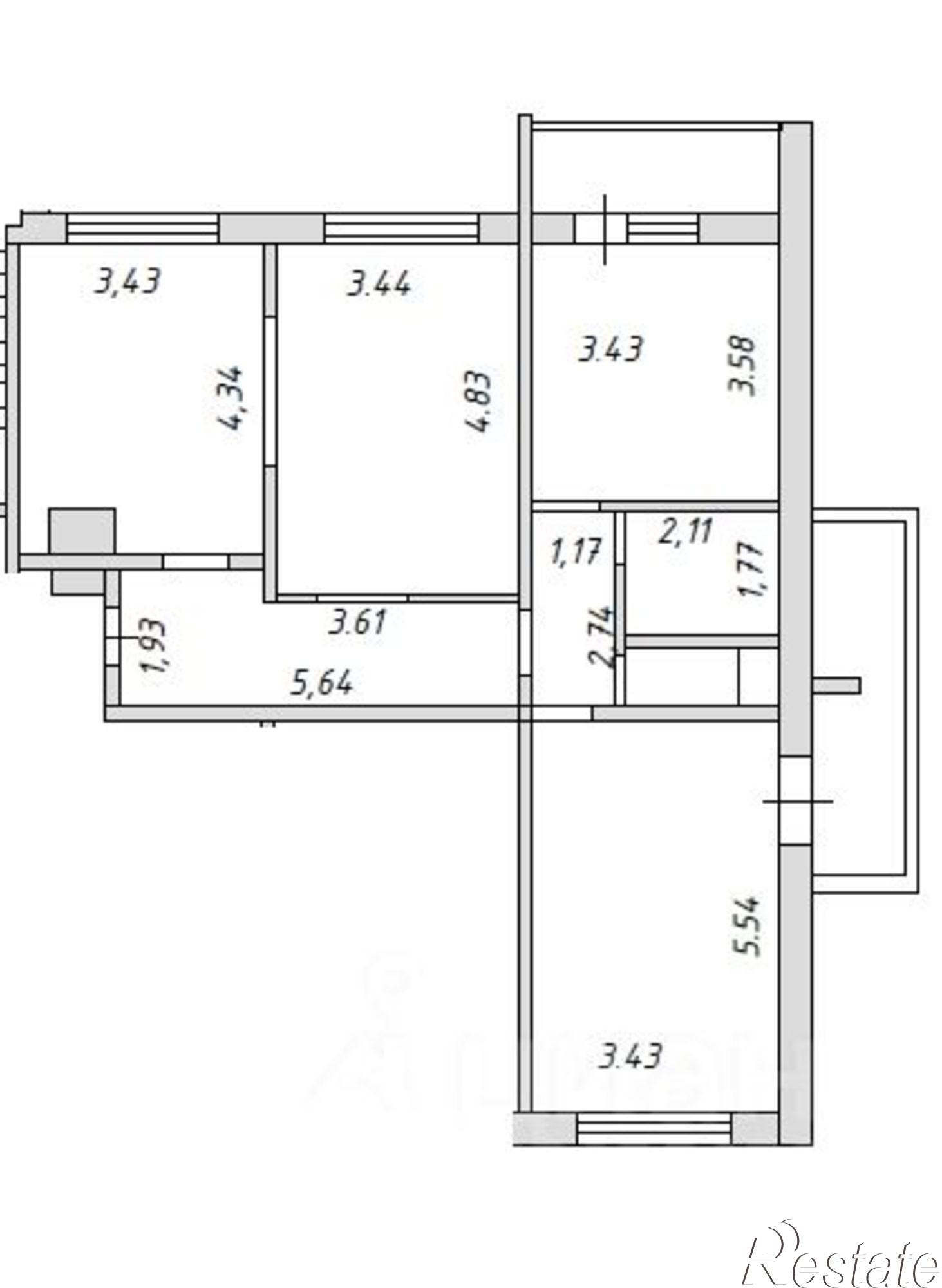 Купить квартиру за 5 790 000 рублей на Большая Техническая улица, 13