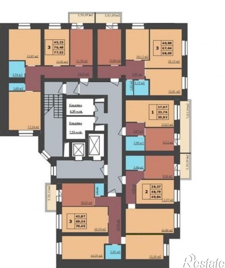 3-комн квартира в новом доме Ленинградский проспект, 98/2,  д. 98/2
