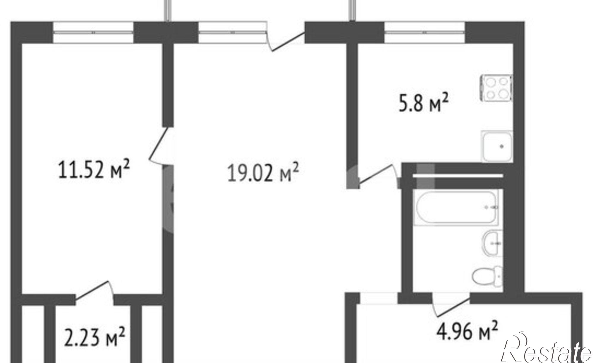 Купить квартиру за 4 400 000 рублей на Автозаводская улица, 107