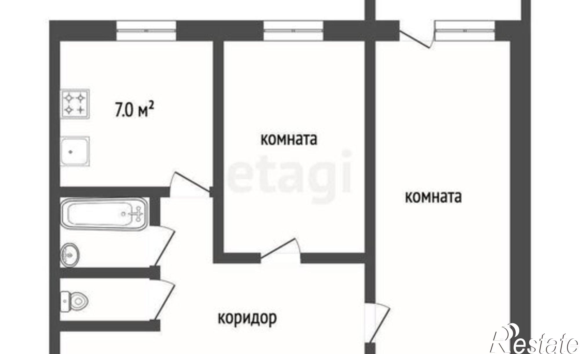 Купить квартиру за 3 900 000 рублей на улица Строителей, 5 к5