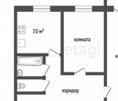 2-комн, 49кв м, этаж 3/10 улица Строителей, 5 к5