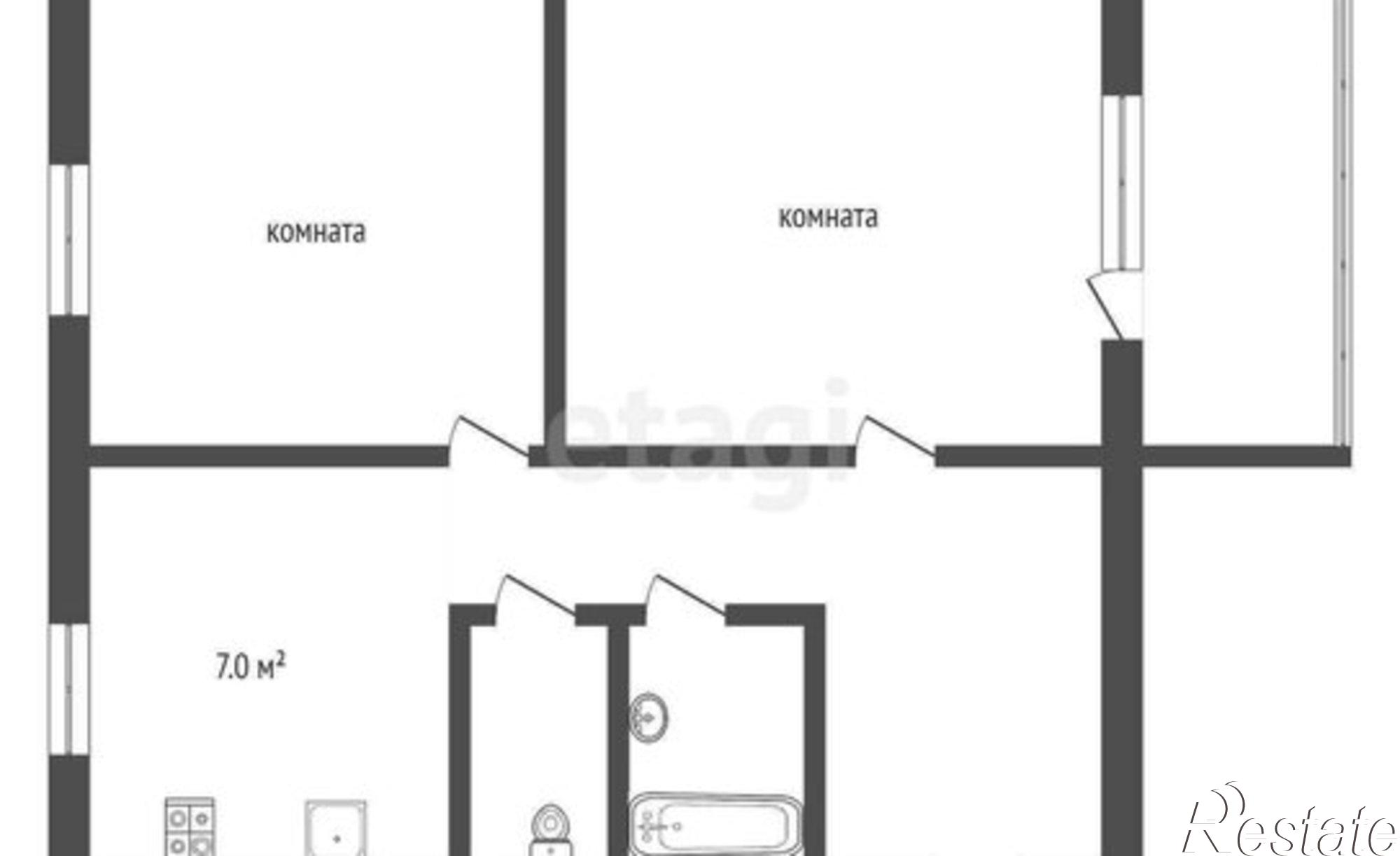 Купить квартиру за 4 980 000 рублей на Ленинградский проспект, 63