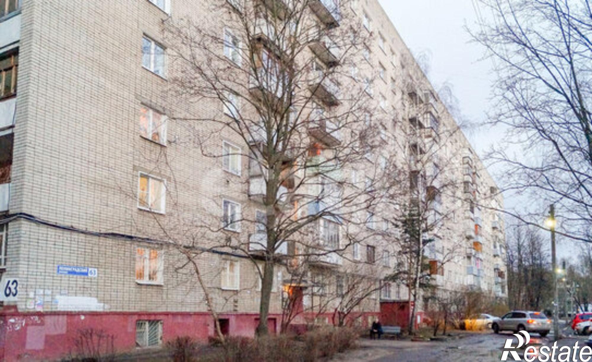 Купить квартиру за 4 980 000 рублей на Ленинградский проспект, 63