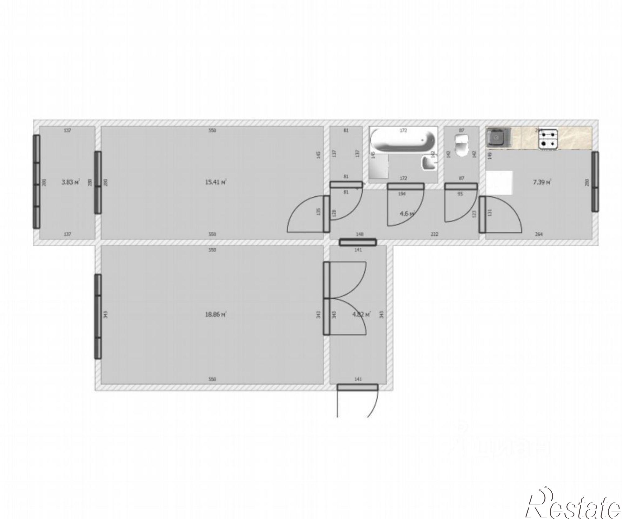 Купить квартиру за 4 549 000 рублей на Ярославская улица, 142