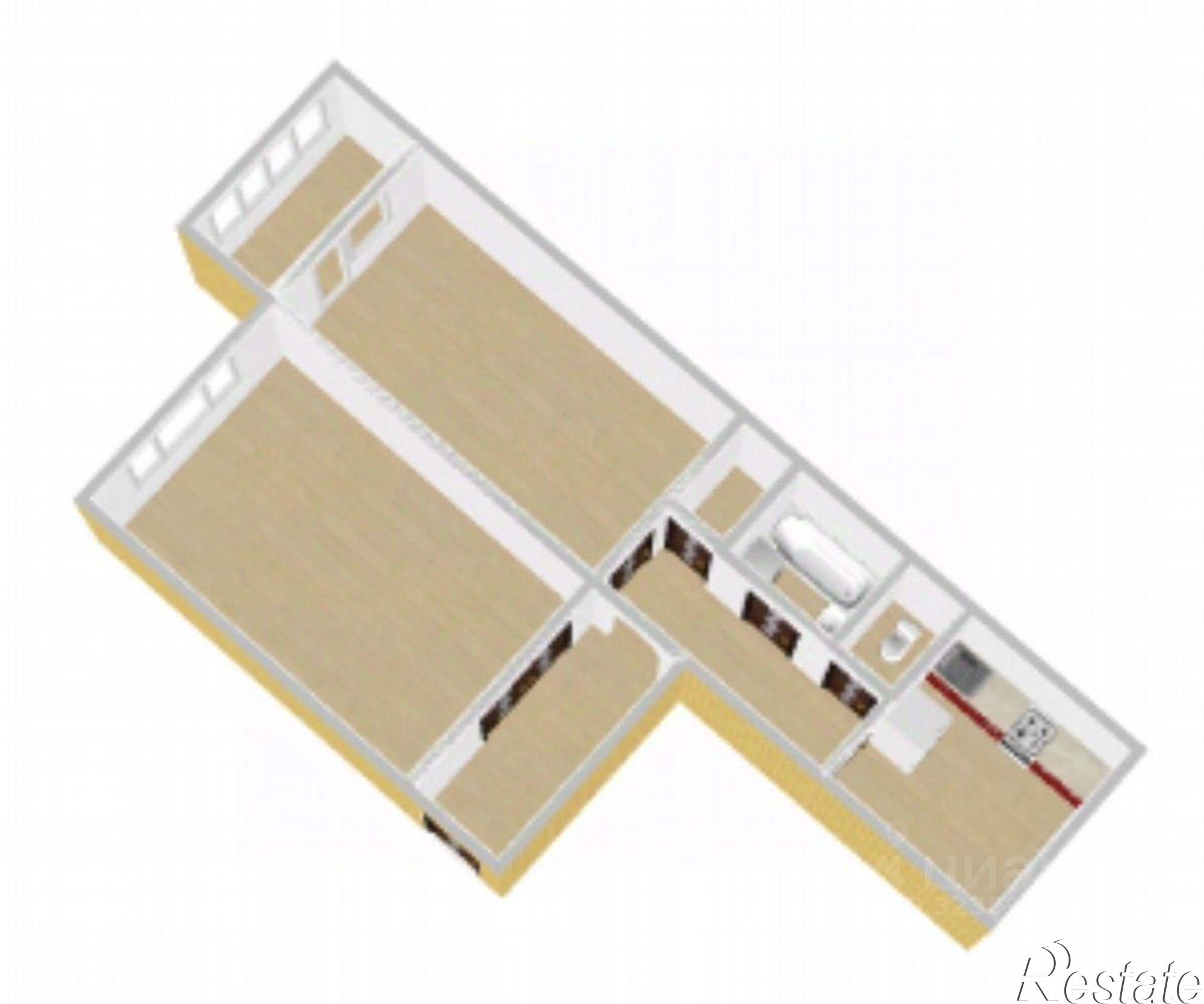 Купить квартиру за 4 549 000 рублей на Ярославская улица, 142