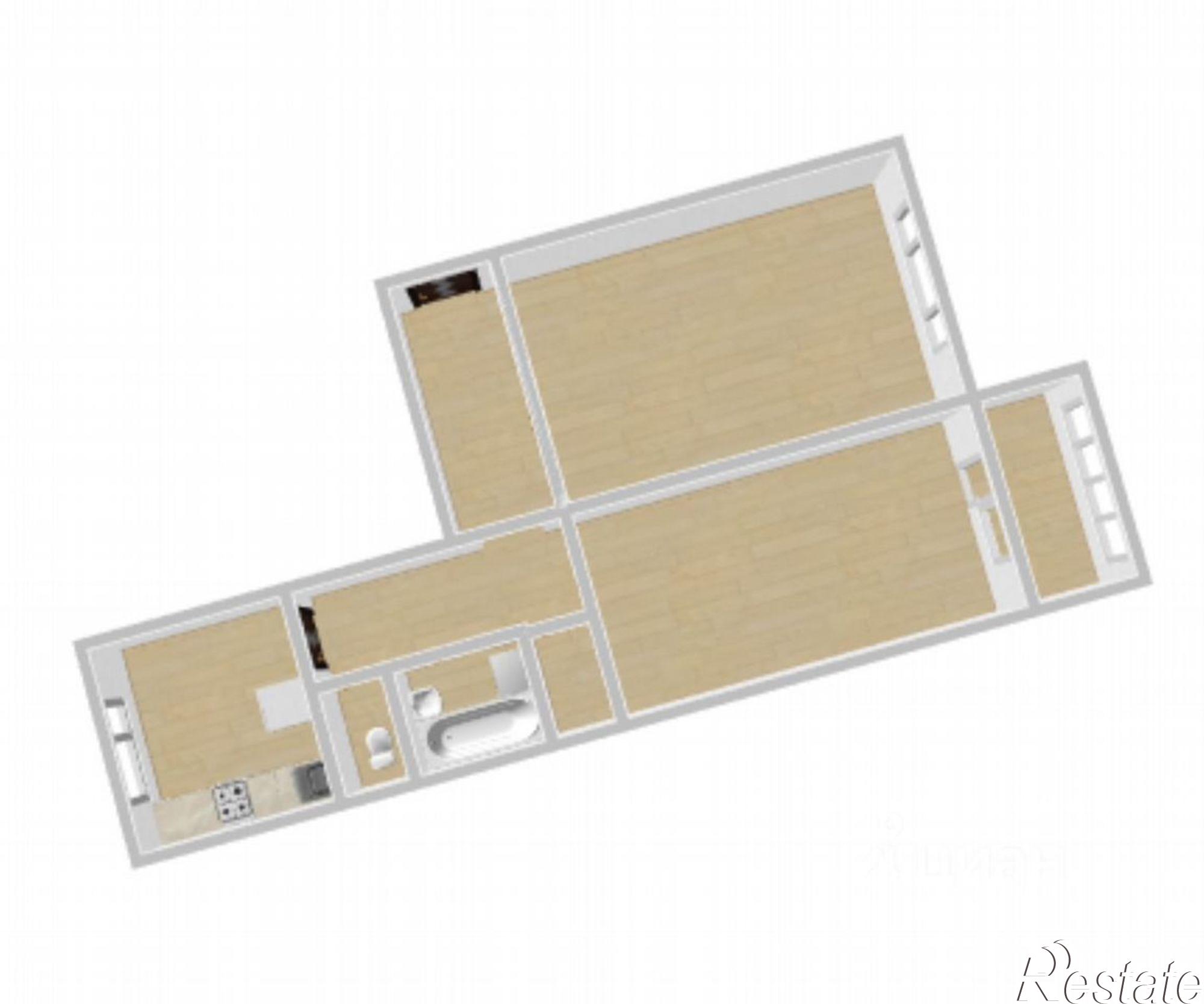 Купить квартиру за 4 549 000 рублей на Ярославская улица, 142