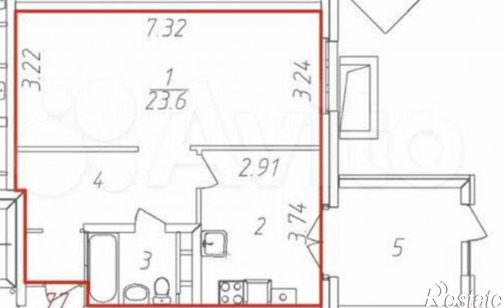 2-комн квартира улица Свердлова, 74А,  д. 74А