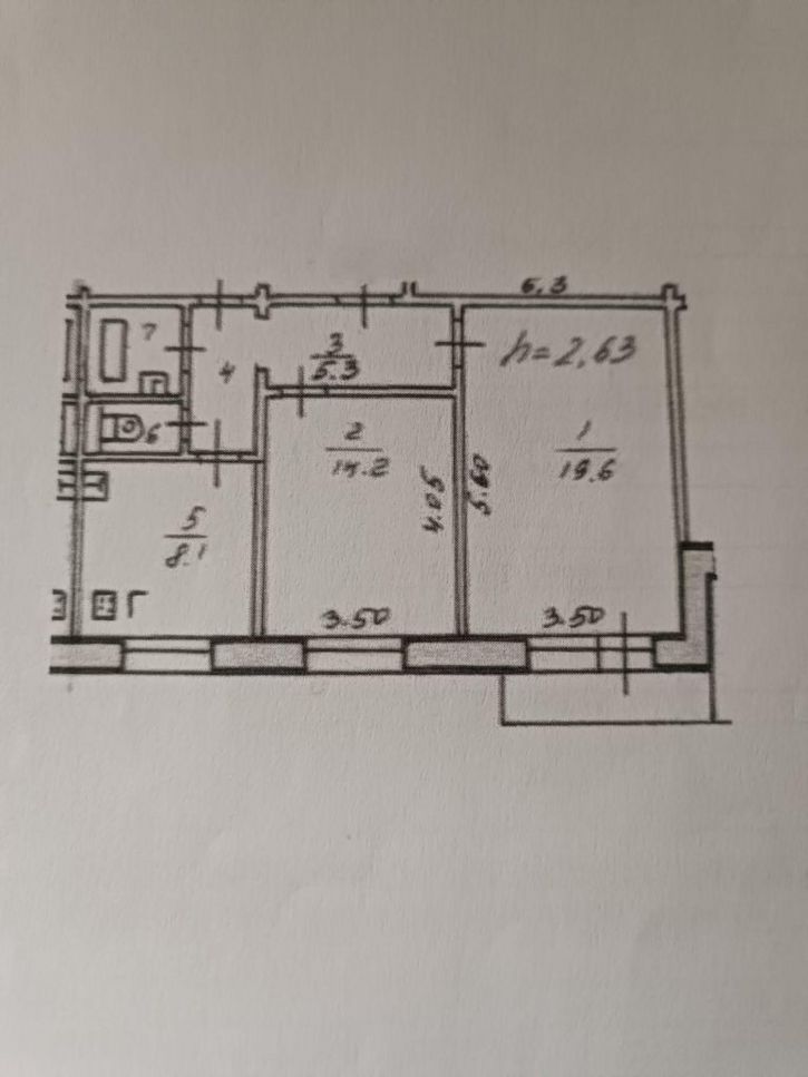 2-комн квартира Машиностроителей пр-кт, 46