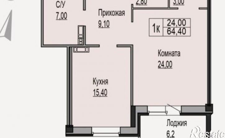 1-комн квартира Которосльная набережная, 57,  д. 57