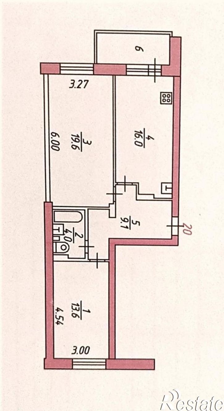 2-комн квартира улица Блюхера, 48/5