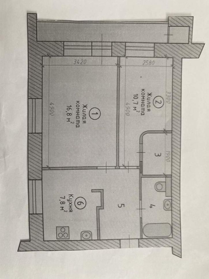 2-комн квартира Ухтомского улица, д.1к2