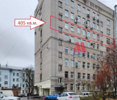 офис 405 кв м, этаж 6/9 Ленина проспект, д.25