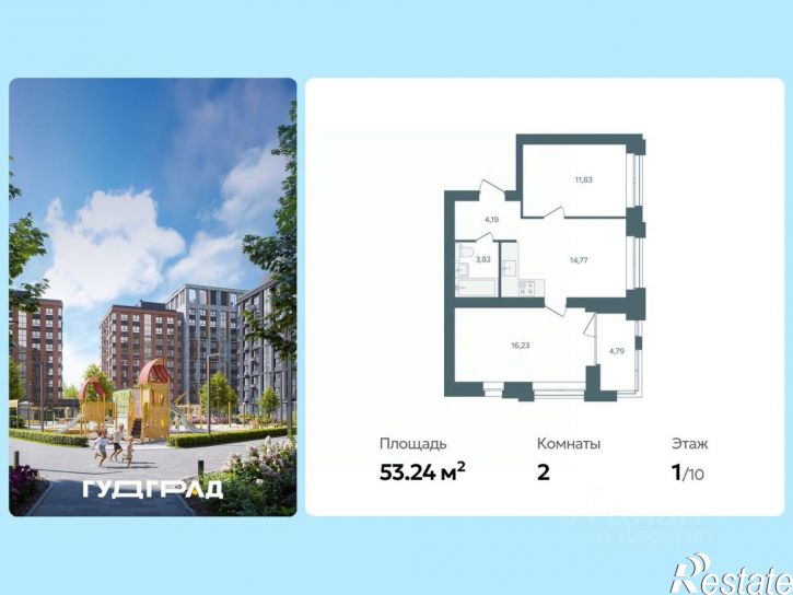 2-комн квартира в новом доме Университетская улица, 31,  д. 31