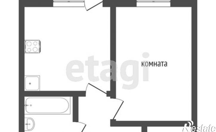 1-комн квартира улица Нефтяников, 9,  д. 9