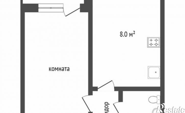 1-комн квартира Алмазная улица, 1 к5,  д. 1 к5