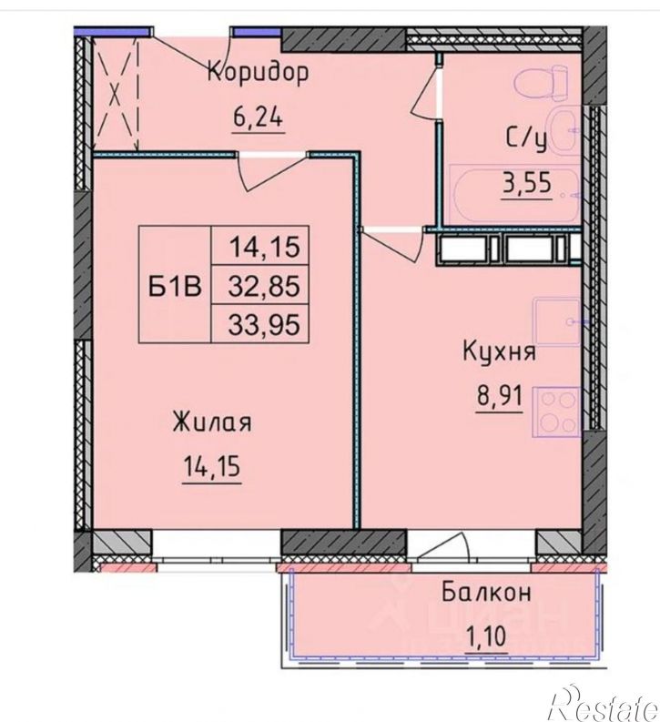 1-комн квартира ул Пашуковская, 9,  д. 9