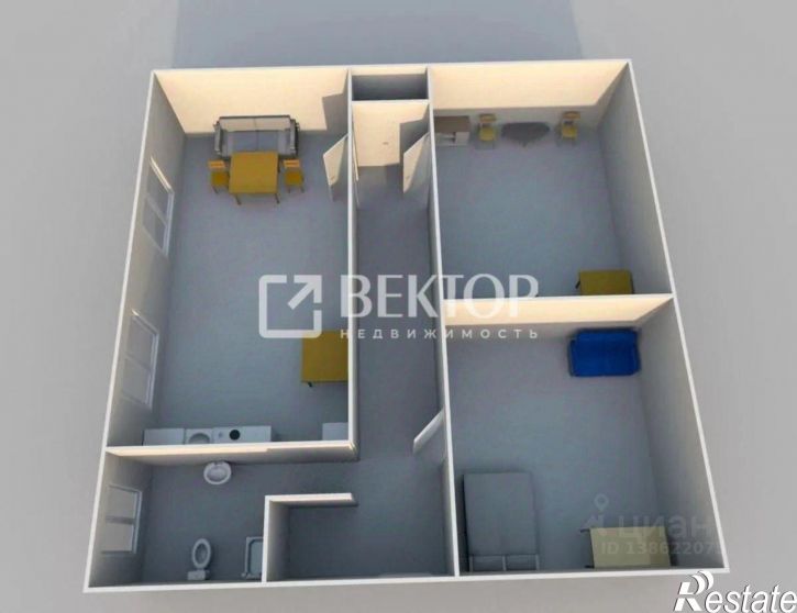 3-комн квартира Большая Октябрьская улица, 36,  д. 36