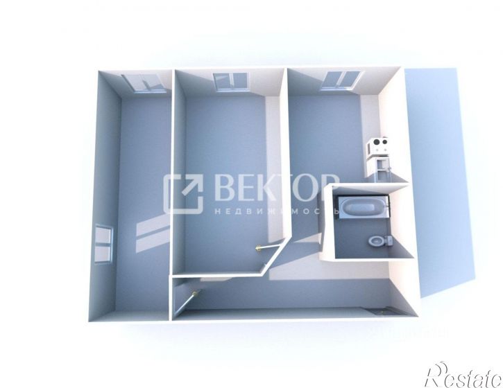 2-комн квартира улица Бахвалова, 9А,  д. 9А