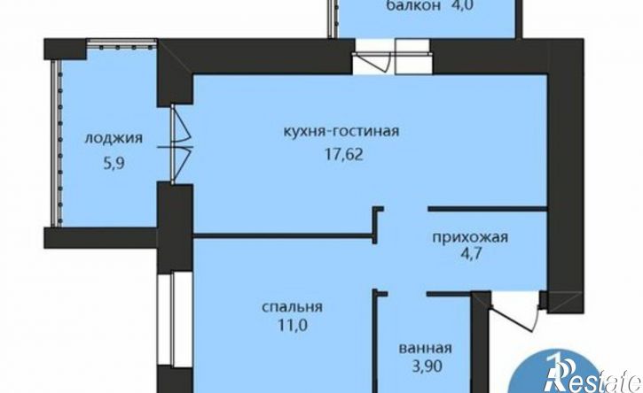 1-комн квартира в новом доме ул 1-я Приволжская, 2,  д. 2