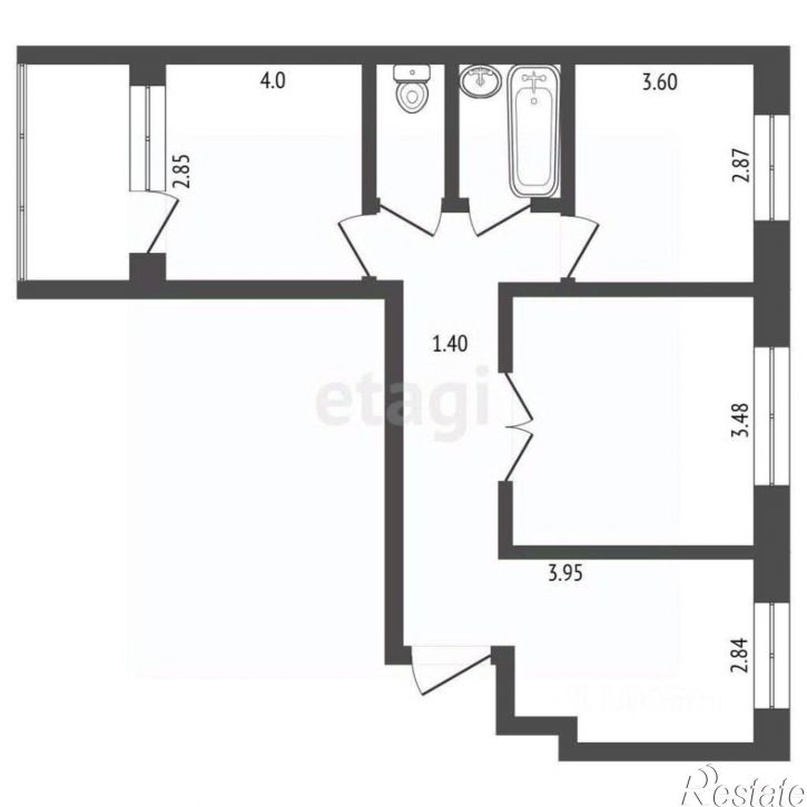 3-комн квартира ул Серго Орджоникидзе, 18 4,  д. 18 4,  к. 4