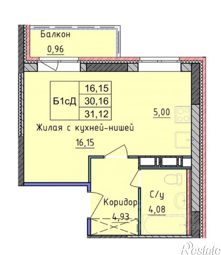 1-комн квартира ул Большая Норская, 3,  д. 3