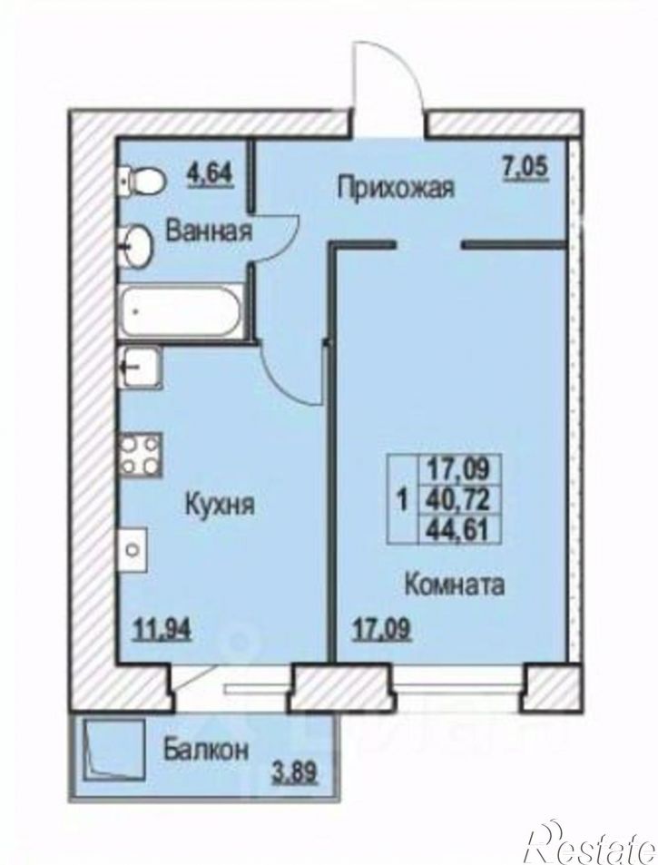 1-комн квартира ул Шпальная, 38б,  д. 38б