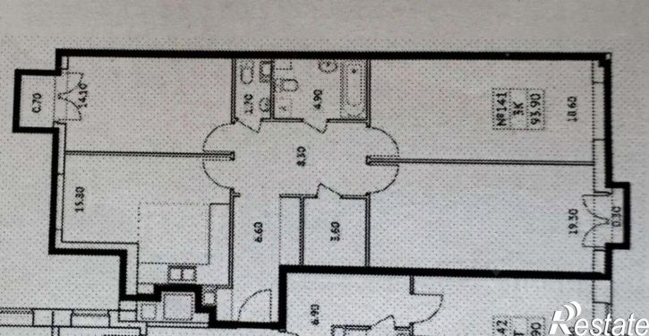 3-комн квартира улица Городской Вал, 15 к1,  д. 15 к1
