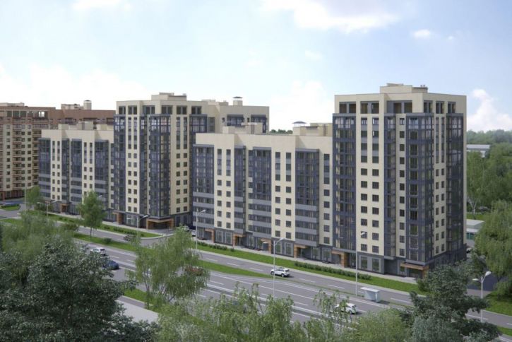 1-комн квартира в новом доме 1-я Приволжская ул., 1