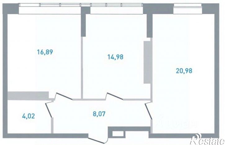 2-комн квартира Московский пр-кт, 76а,  д. 76а