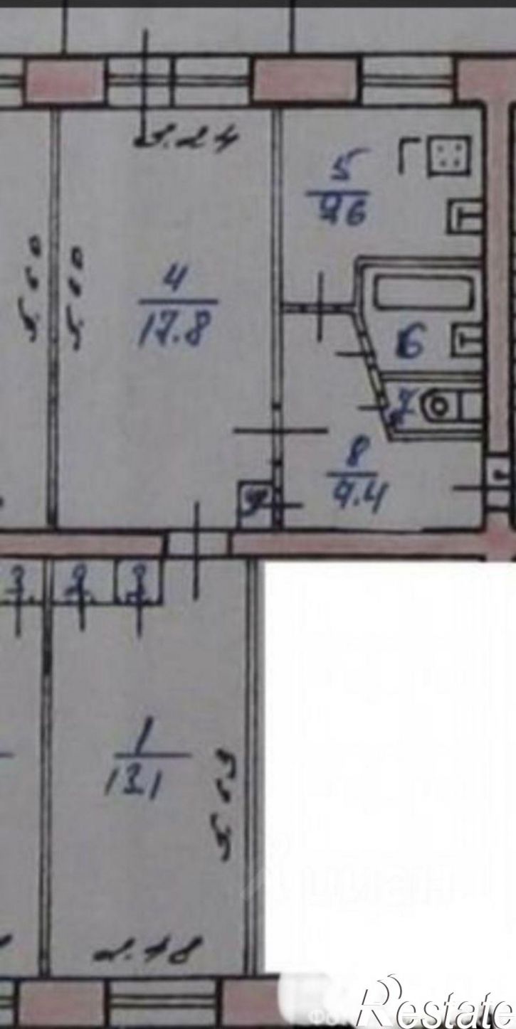 2-комн квартира 1-я Портовая улица, 7А,  д. 7А