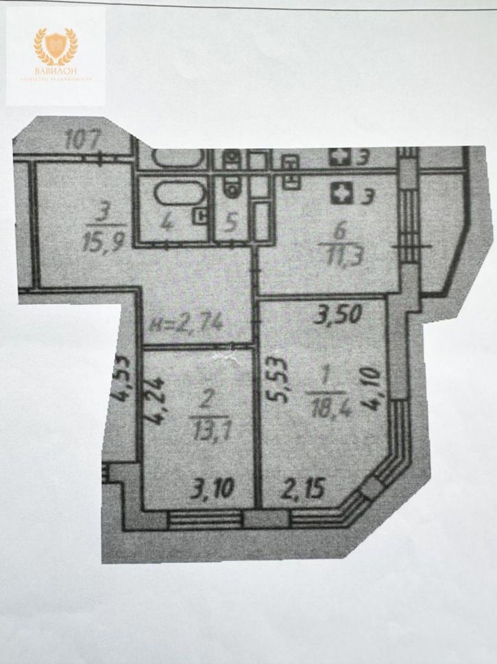 2-комн квартира Батова ул, 28к2