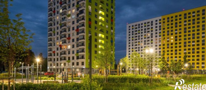 1-комн квартира в новом доме район Сокол, 1-й микрорайон, ЖК Волга Парк
