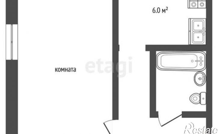 1-комн квартира ул Бахвалова, 9,  д. 9