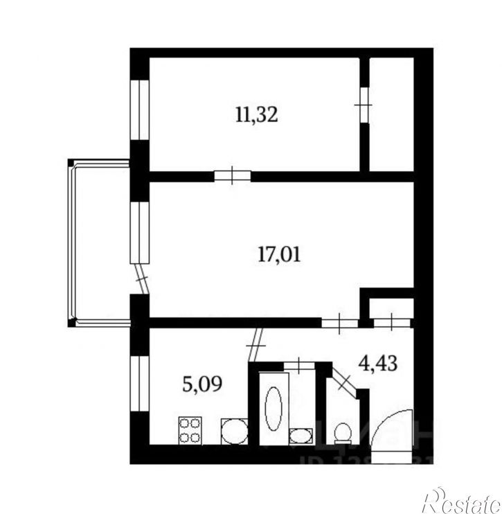 2-комн квартира Тутаевское шоссе, 72,  д. 72