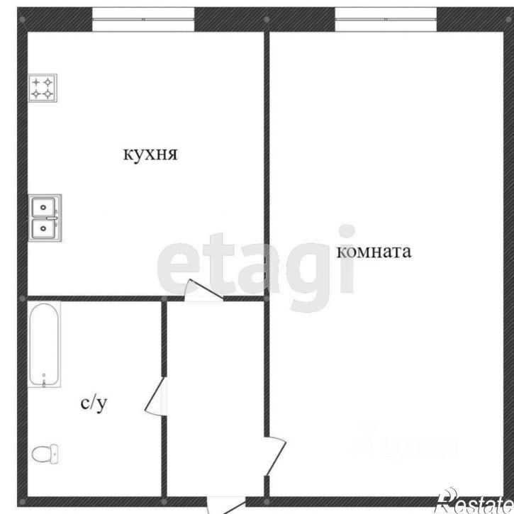 1-комн квартира ул Победы, 19,  д. 19