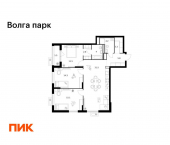 3-комн, 93 кв м, этаж 5/17 район Сокол, 1-й микрорайон, ЖК Волга Парк, 2В