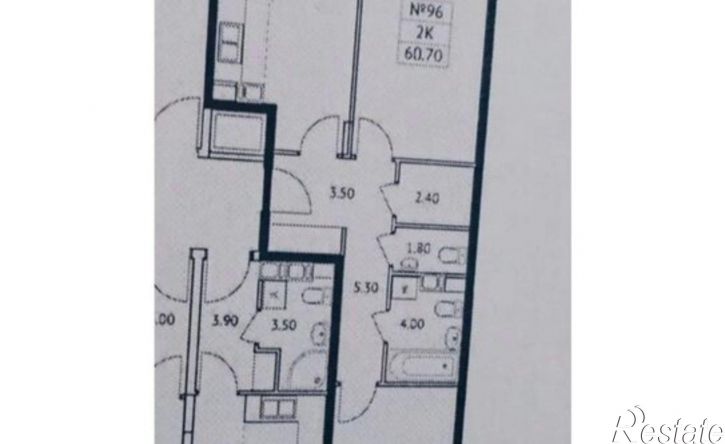 2-комн квартира улица Городской Вал, 15 к1,  д. 15 к1