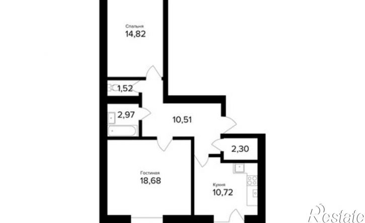 2-комн квартира улица Александра Додонова, 8к5