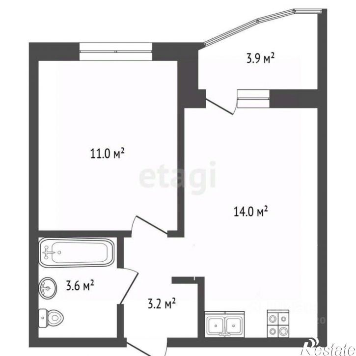 1-комн квартира ул Яковлевская, 26/33,  д. 26/33