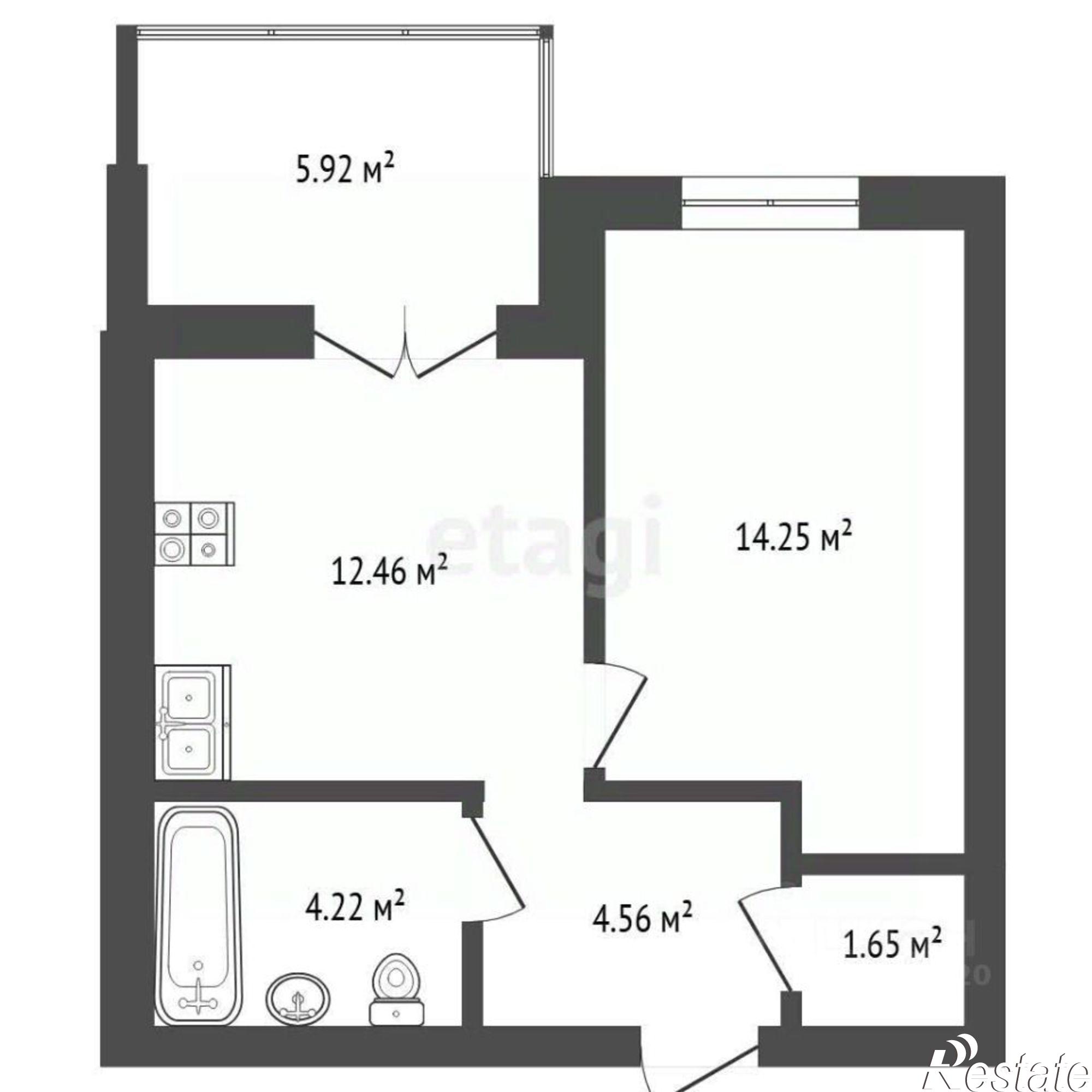 Купить квартиру за 4 183 250 рублей на Ильинский пер, 21