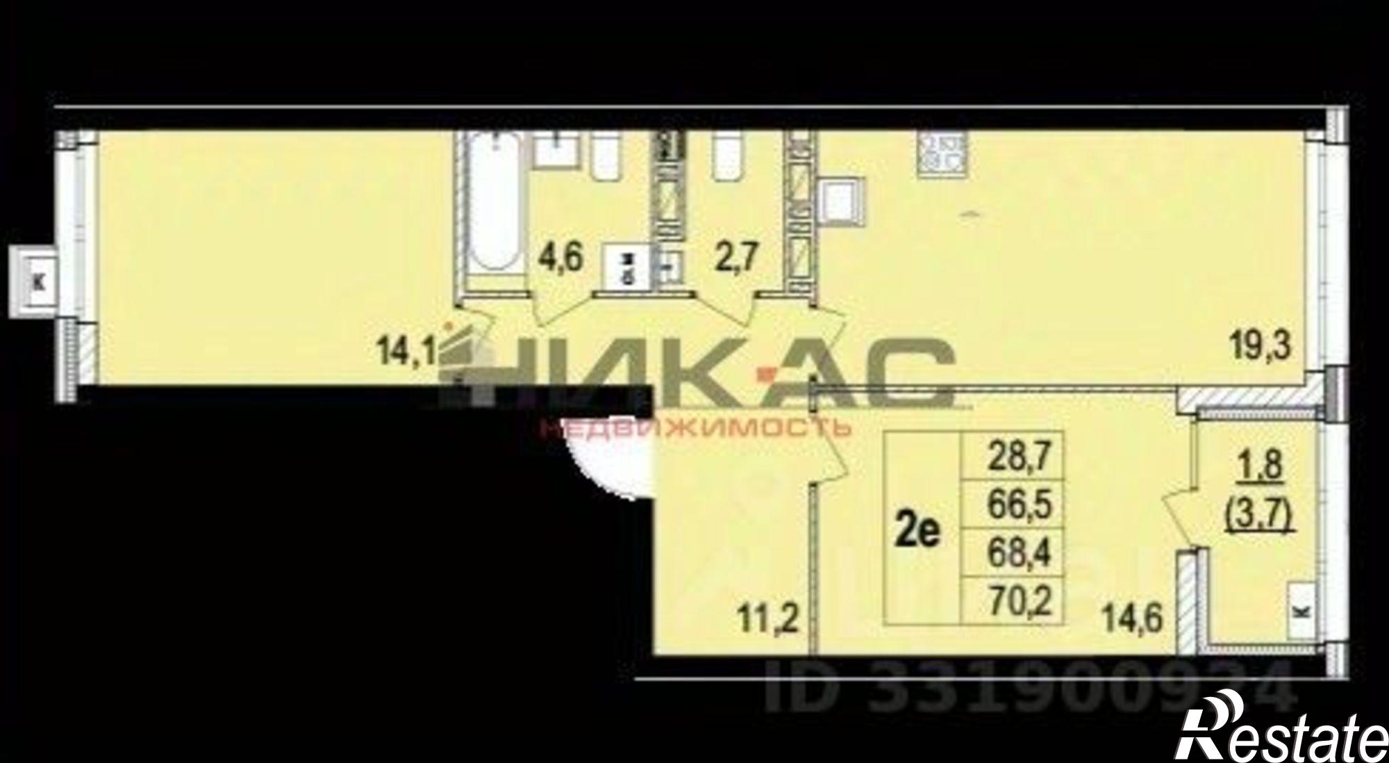 Купить квартиру за 11 559 600 рублей на ул Лисицына, 6а