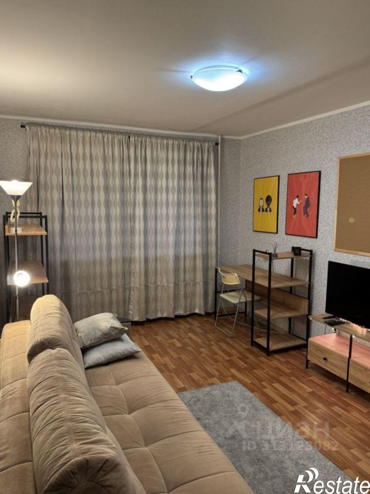 1-комн квартира пр-кт Ленина, 34а,  д. 34а