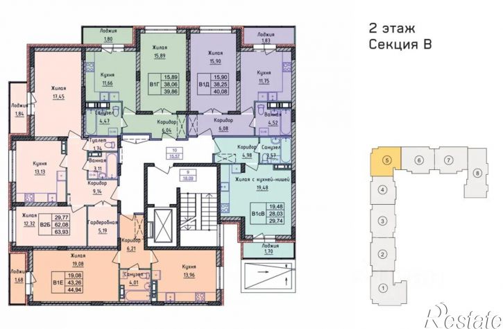 1-комн квартира Фрунзенский, улица Дядьковская, 30